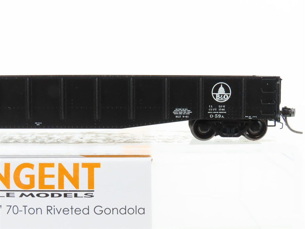 HO Scale Tangent 10920-04 B&amp;O Baltimore &amp; Ohio Bethlehem 52&#39; 6&quot; Gondola #262781