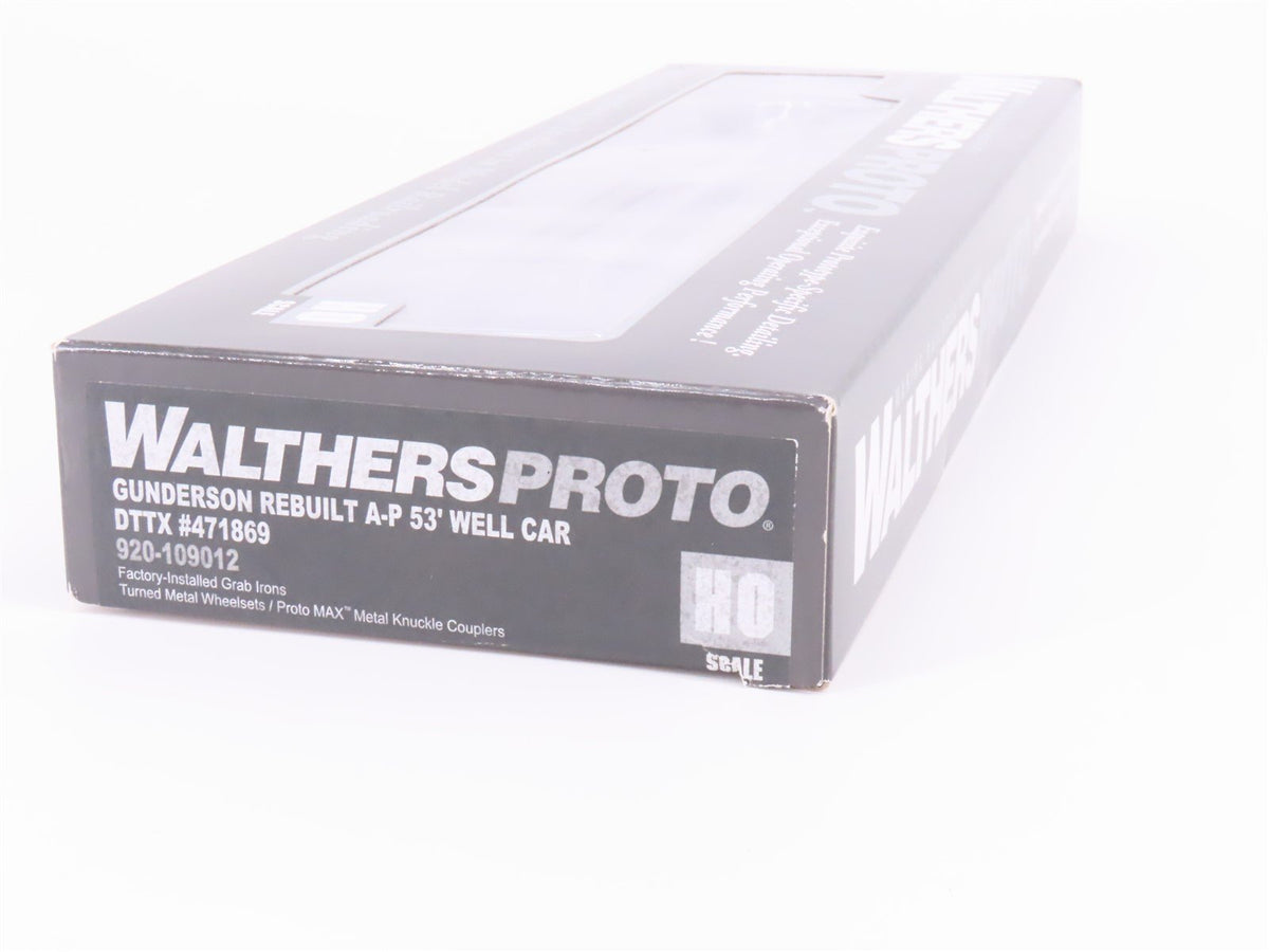 HO Scale Walthers Proto 920-109012 DTTX Gunderson A-P 53&#39; Well Car #471869