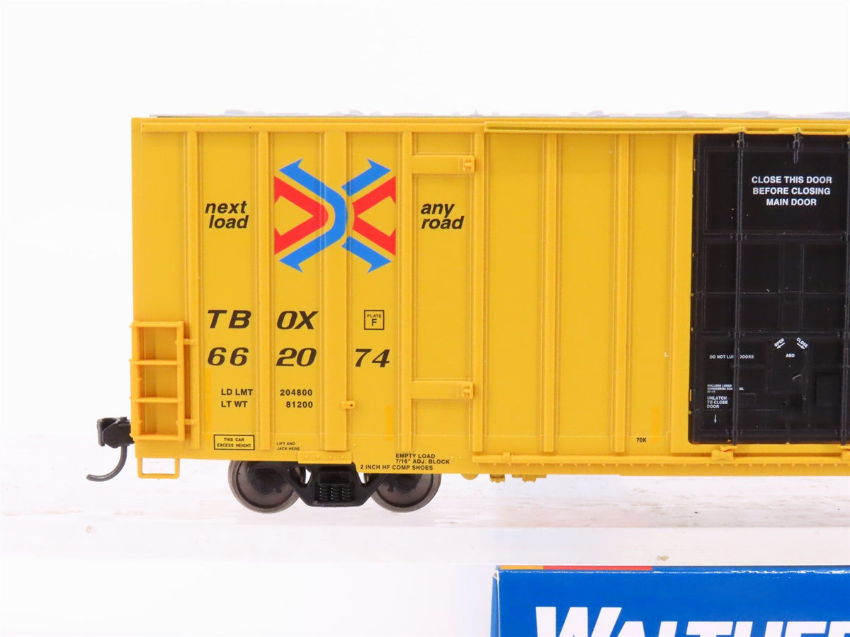 HO Scale Walthers Mainline 910-2917 TTX-TBOX 60&#39; High Cube Boxcar #662074