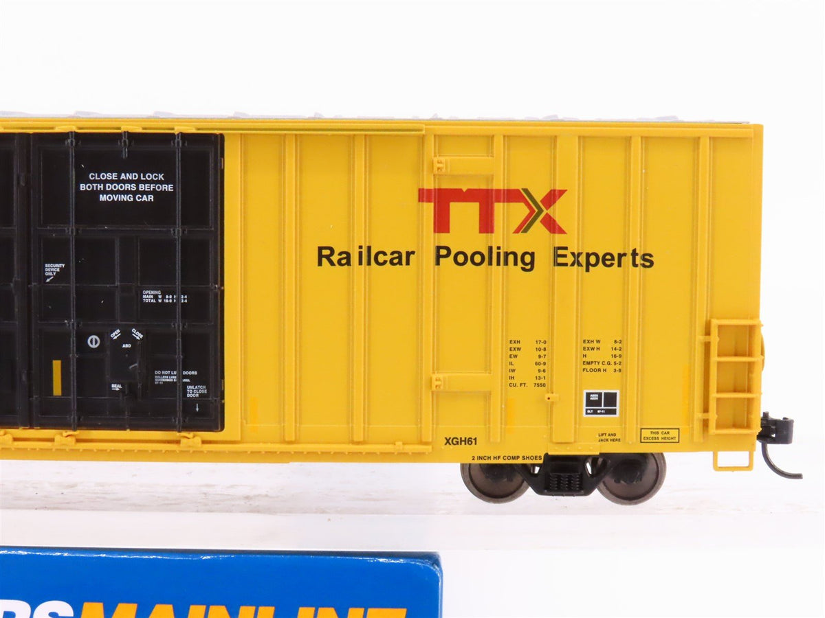 HO Scale Walthers Mainline 910-2917 TTX-TBOX 60&#39; High Cube Boxcar #662074