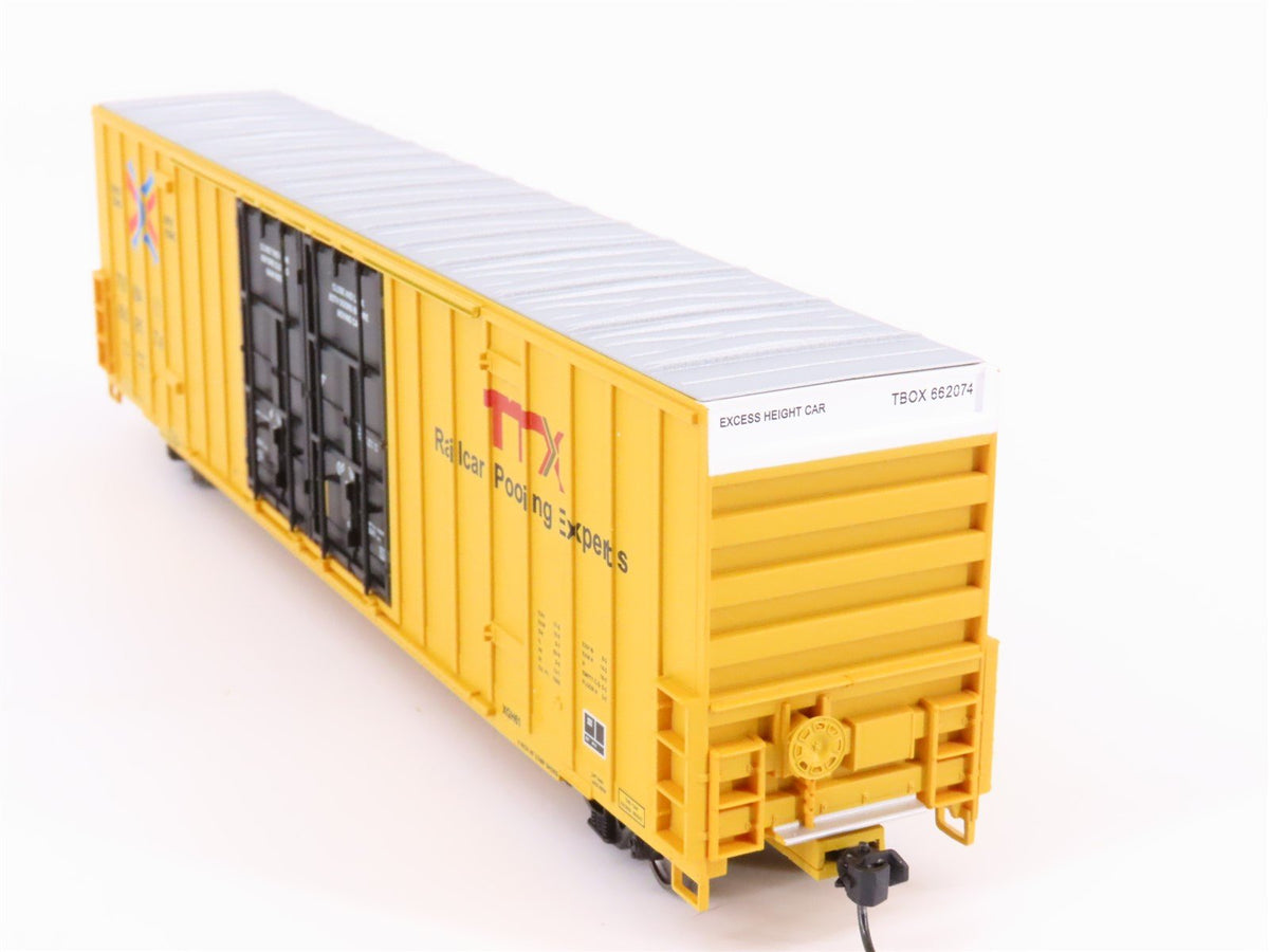 HO Scale Walthers Mainline 910-2917 TTX-TBOX 60&#39; High Cube Boxcar #662074