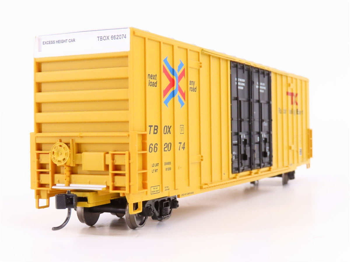 HO Scale Walthers Mainline 910-2917 TTX-TBOX 60&#39; High Cube Boxcar #662074