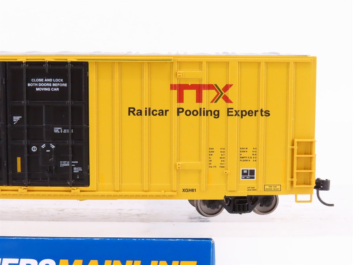 HO Scale Walthers Mainline 910-2916 TTX-TBOX 60&#39; High Cube Boxcar #661201