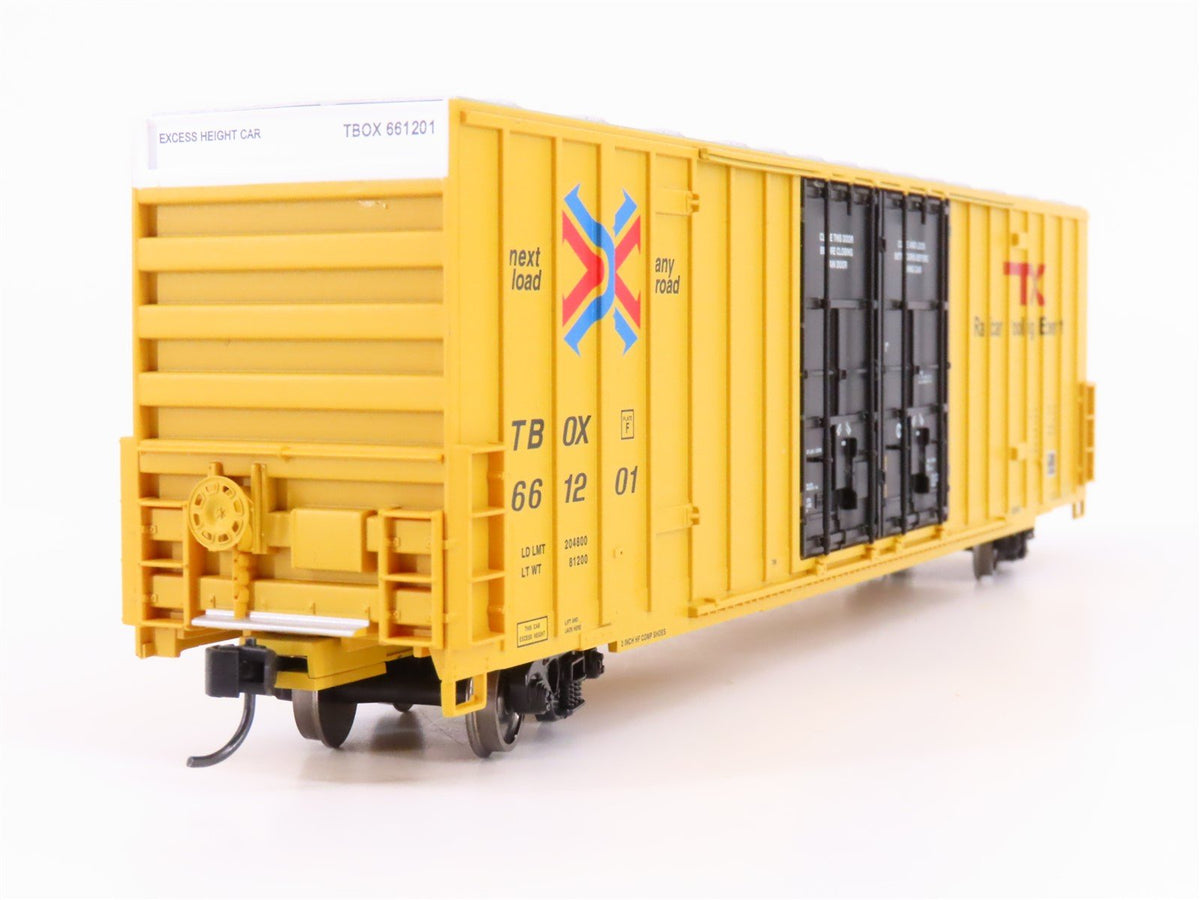 HO Scale Walthers Mainline 910-2916 TTX-TBOX 60&#39; High Cube Boxcar #661201