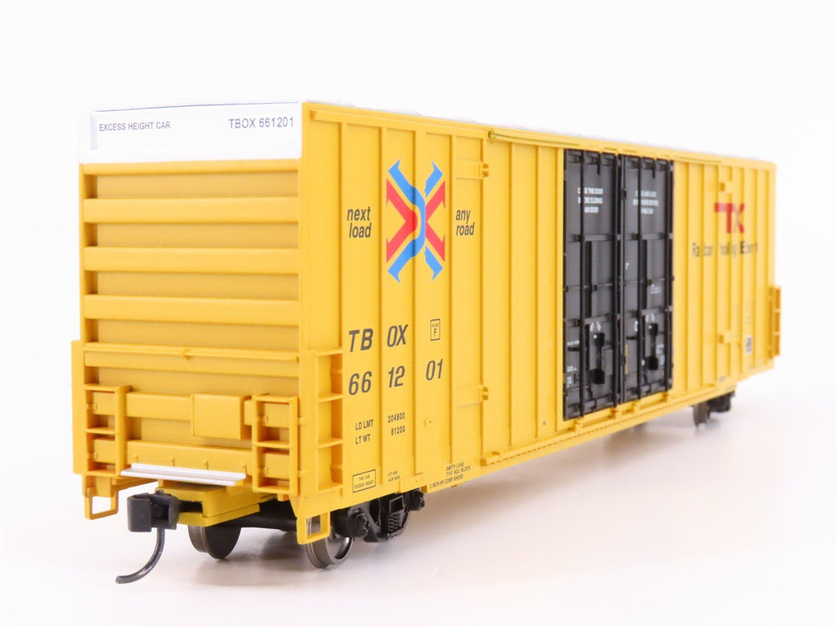 HO Scale Walthers Mainline 910-2916 TTX-TBOX 60&#39; High Cube Boxcar #661201