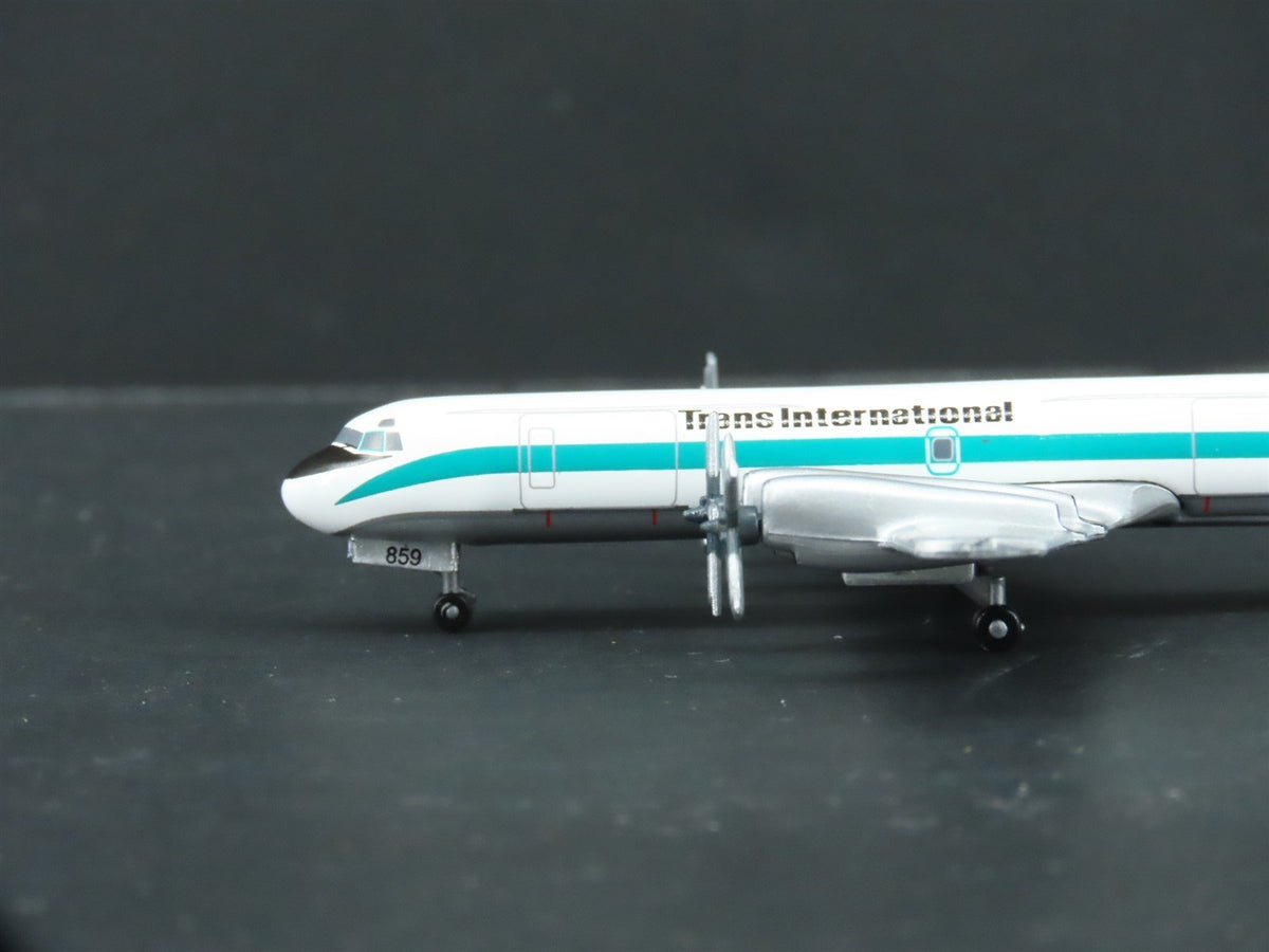 1:400 Dragon Wings Jet-X JXM153 Die-Cast Transamerica Lockheed L-188C Aircraft