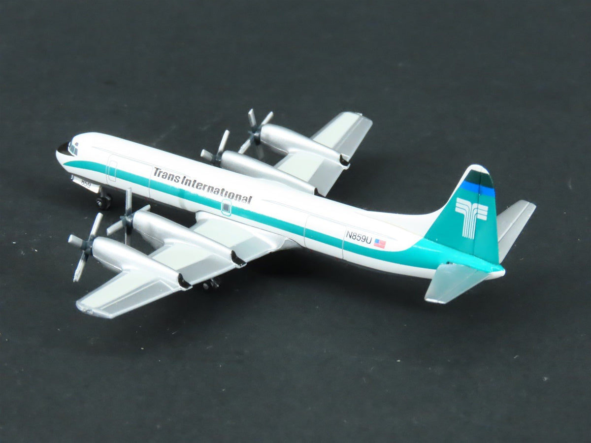 1:400 Dragon Wings Jet-X JXM153 Die-Cast Transamerica Lockheed L-188C Aircraft