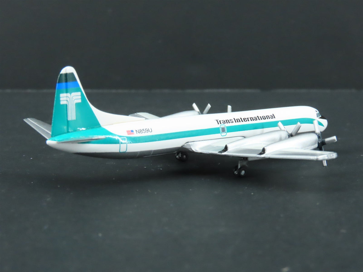 1:400 Dragon Wings Jet-X JXM153 Die-Cast Transamerica Lockheed L-188C Aircraft