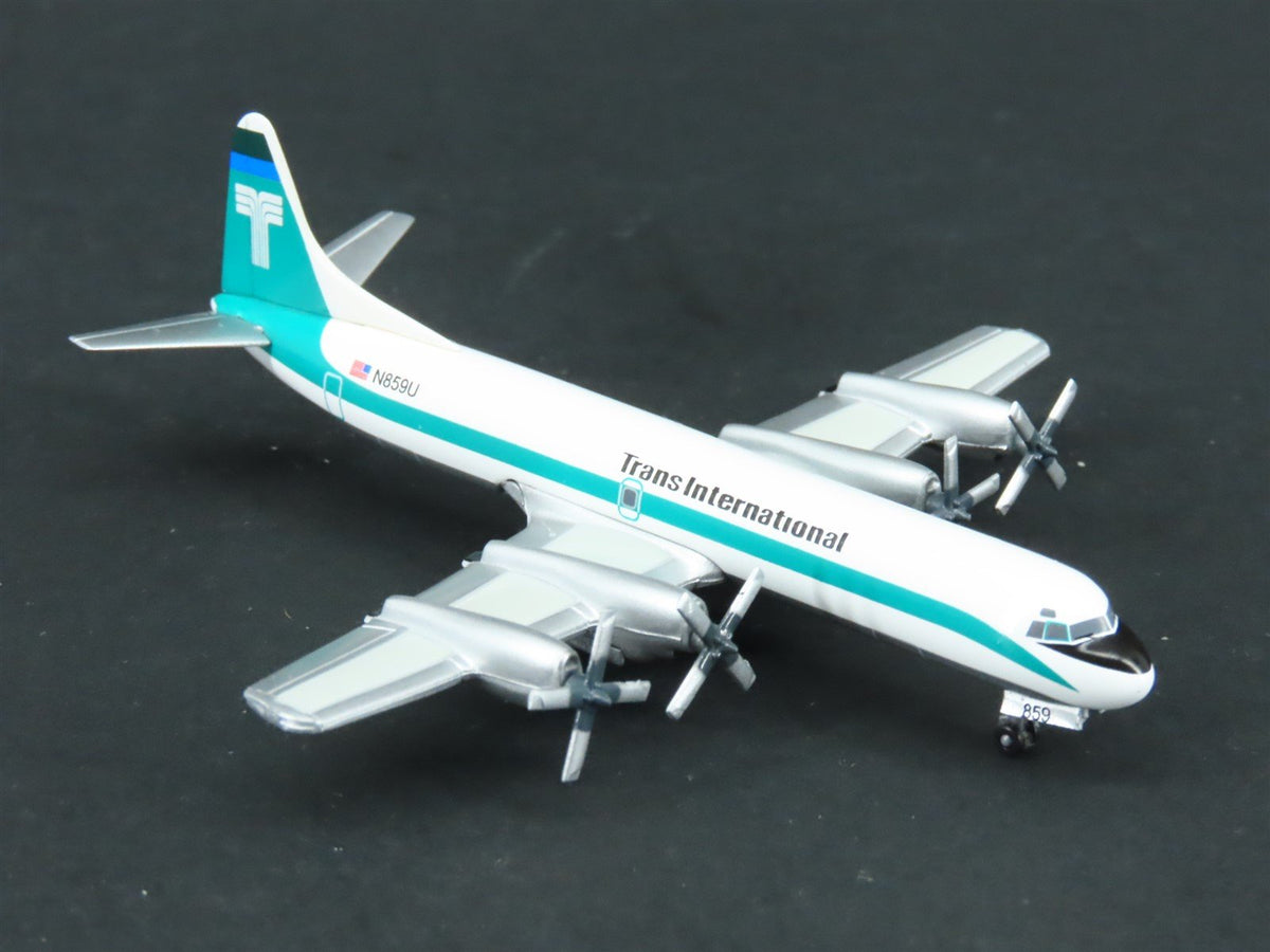 1:400 Dragon Wings Jet-X JXM153 Die-Cast Transamerica Lockheed L-188C Aircraft