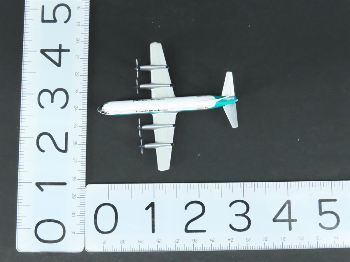 1:400 Dragon Wings Jet-X JXM153 Die-Cast Transamerica Lockheed L-188C Aircraft