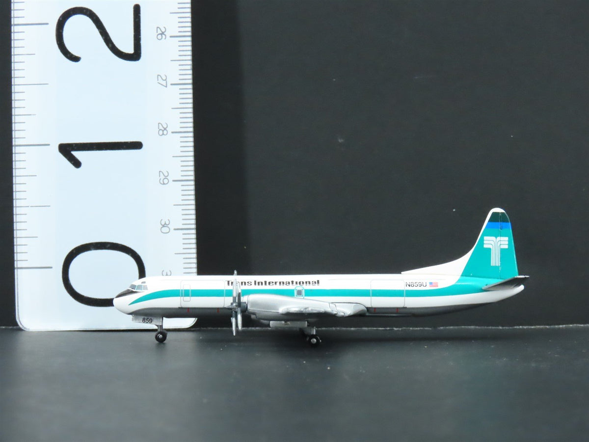 1:400 Dragon Wings Jet-X JXM153 Die-Cast Transamerica Lockheed L-188C Aircraft