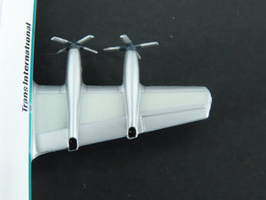 1:400 Dragon Wings Jet-X JXM153 Die-Cast Transamerica Lockheed L-188C Aircraft