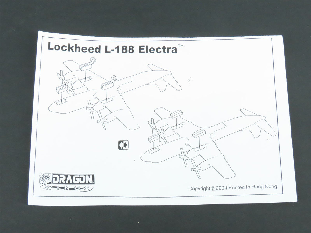1:400 Dragon Wings Jet-X JXM153 Die-Cast Transamerica Lockheed L-188C Aircraft