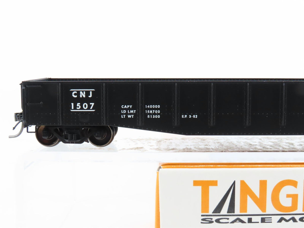 HO Scale Tangent 10914-02 CNJ Jersey Central 52&#39; 6&quot; Welded 70T Gondola Car #1507