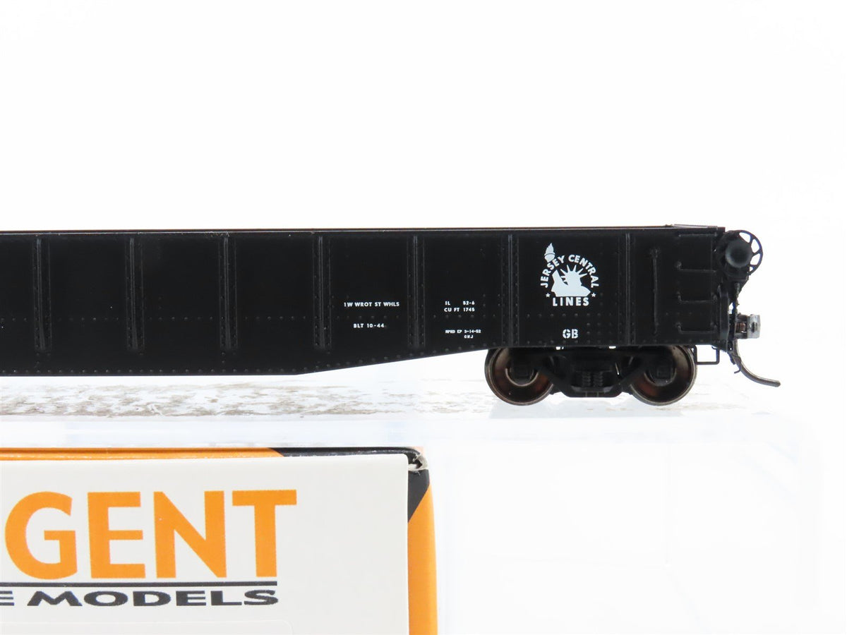 HO Scale Tangent 10914-02 CNJ Jersey Central 52&#39; 6&quot; Welded 70T Gondola Car #1507