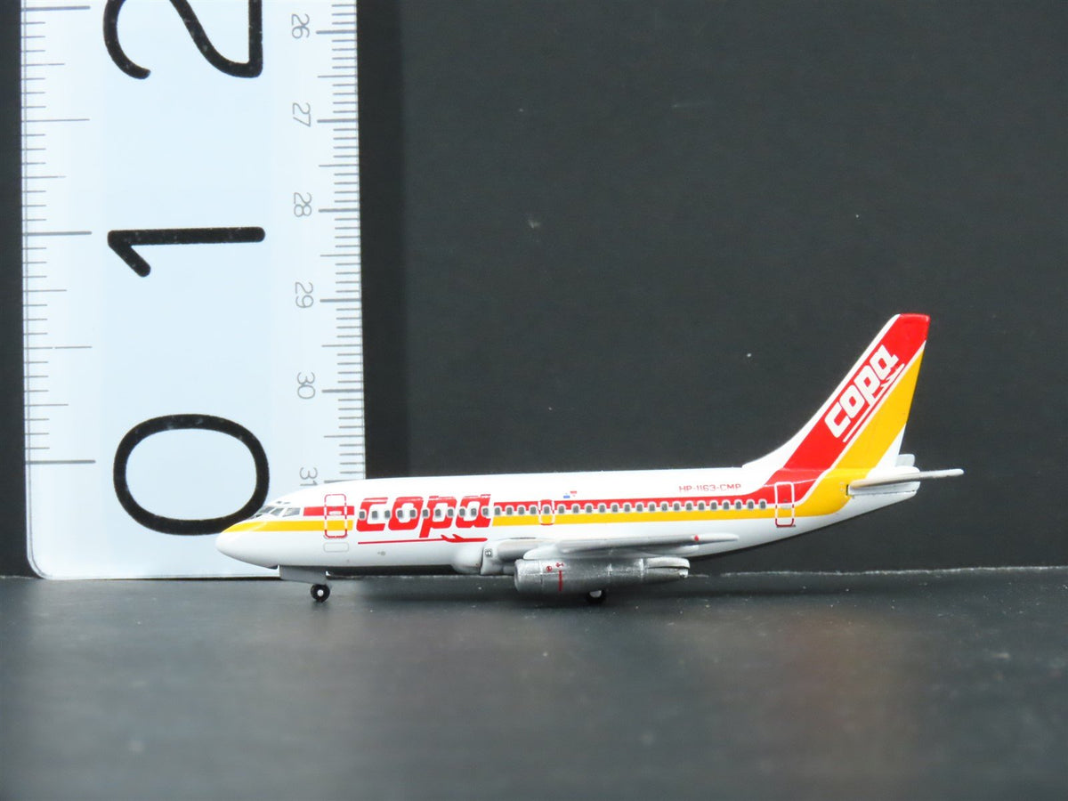 1:400 Scale Seattle Model Die-Cast COPA Boeing B737-200 Aircraft HP-1163-CMP
