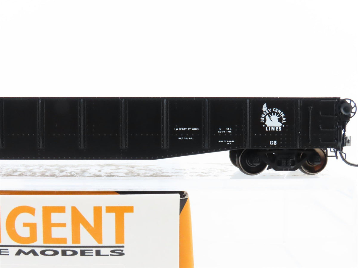 HO Scale Tangent 10914-01 CNJ Jersey Central 52&#39; 6&quot; Welded 70T Gondola Car #1258