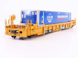 HO Scale Class One Model Works FC00107 TTX TWF10 48' Well Car #54061