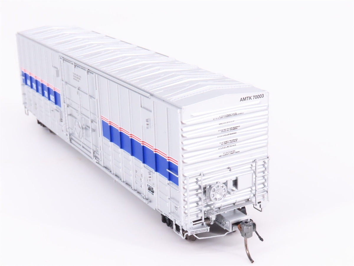 HO Scale Rapido 137007-1 Amtrak Phase IV PC&amp;F B-100-40 Boxcar #70003