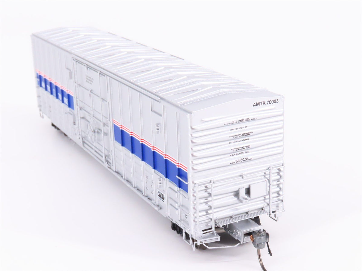 HO Scale Rapido 137007-1 Amtrak Phase IV PC&amp;F B-100-40 Boxcar #70003