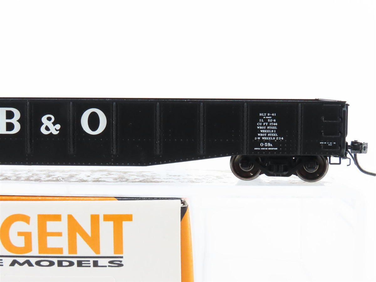 HO Scale Tangent 10917-10 B&amp;O Baltimore &amp; Ohio 52&#39; 6&quot; 70T Gondola Car #262747