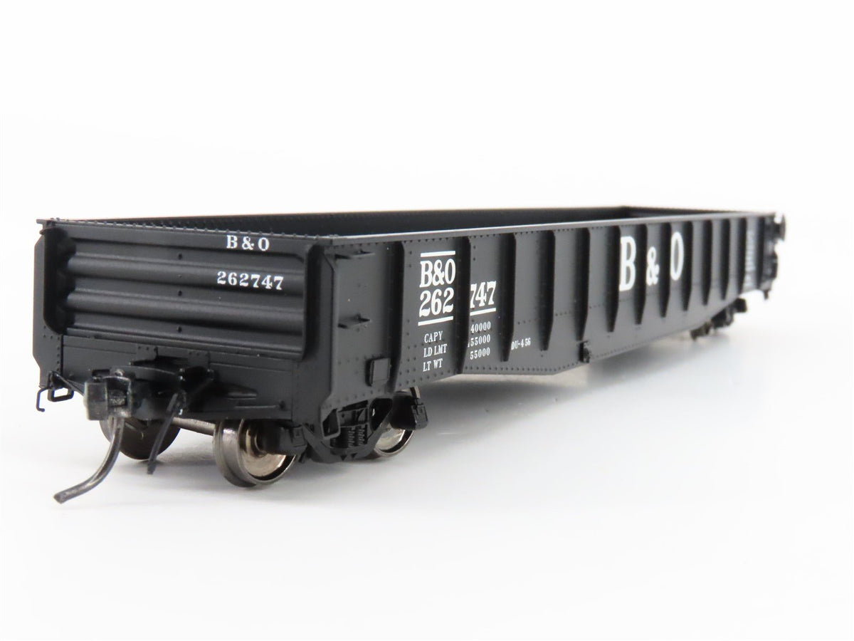 HO Scale Tangent 10917-10 B&amp;O Baltimore &amp; Ohio 52&#39; 6&quot; 70T Gondola Car #262747