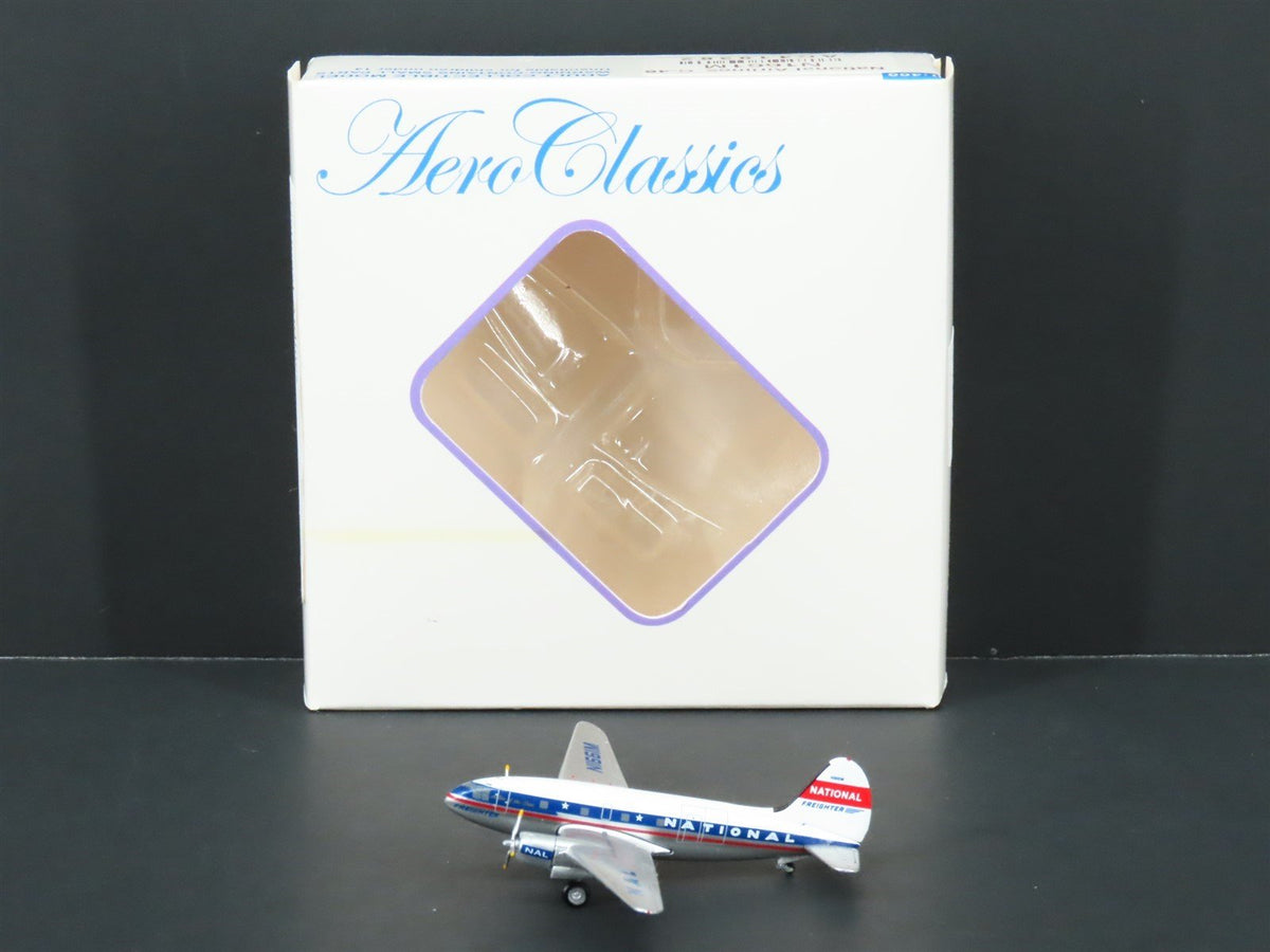 1:400 Scale Aero Classics Die-Cast National Airlines Curtiss C-46F-CU Aircraft