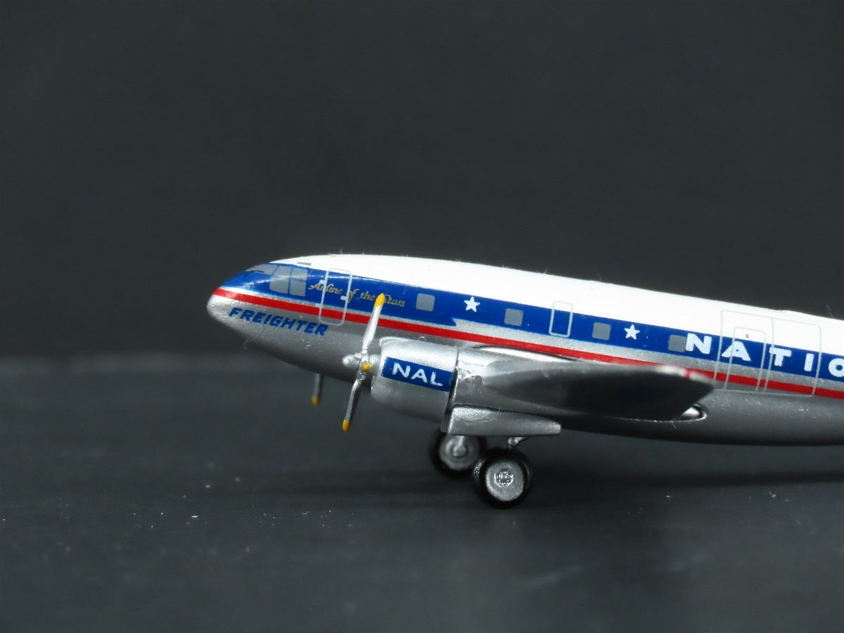 1:400 Scale Aero Classics Die-Cast National Airlines Curtiss C-46F-CU Aircraft