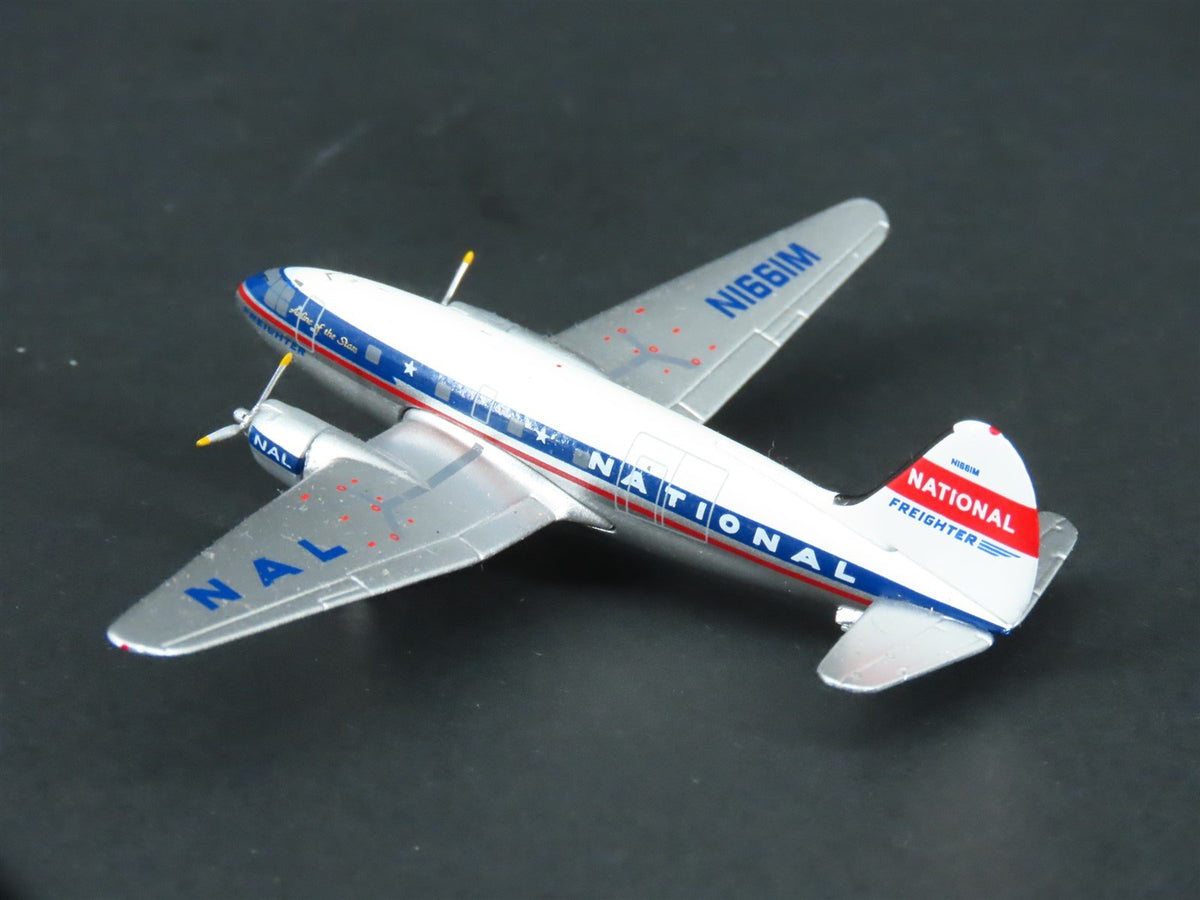 1:400 Scale Aero Classics Die-Cast National Airlines Curtiss C-46F-CU Aircraft