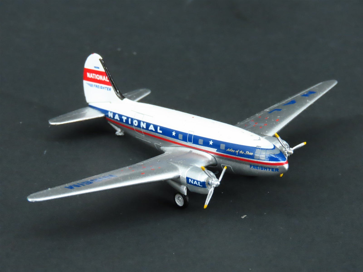 1:400 Scale Aero Classics Die-Cast National Airlines Curtiss C-46F-CU Aircraft