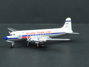 1:400 Aero Classics Die-Cast Flying Tiger McDonnell Douglas C-54B-1-DC Aircraft