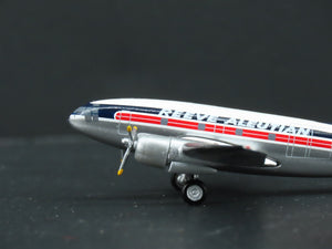 1:400 Aero Classics Die-Cast Reeve Aleutian Curtiss C-46A-CU Aircraft N9852F