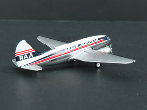 1:400 Aero Classics Die-Cast Reeve Aleutian Curtiss C-46A-CU Aircraft N9852F