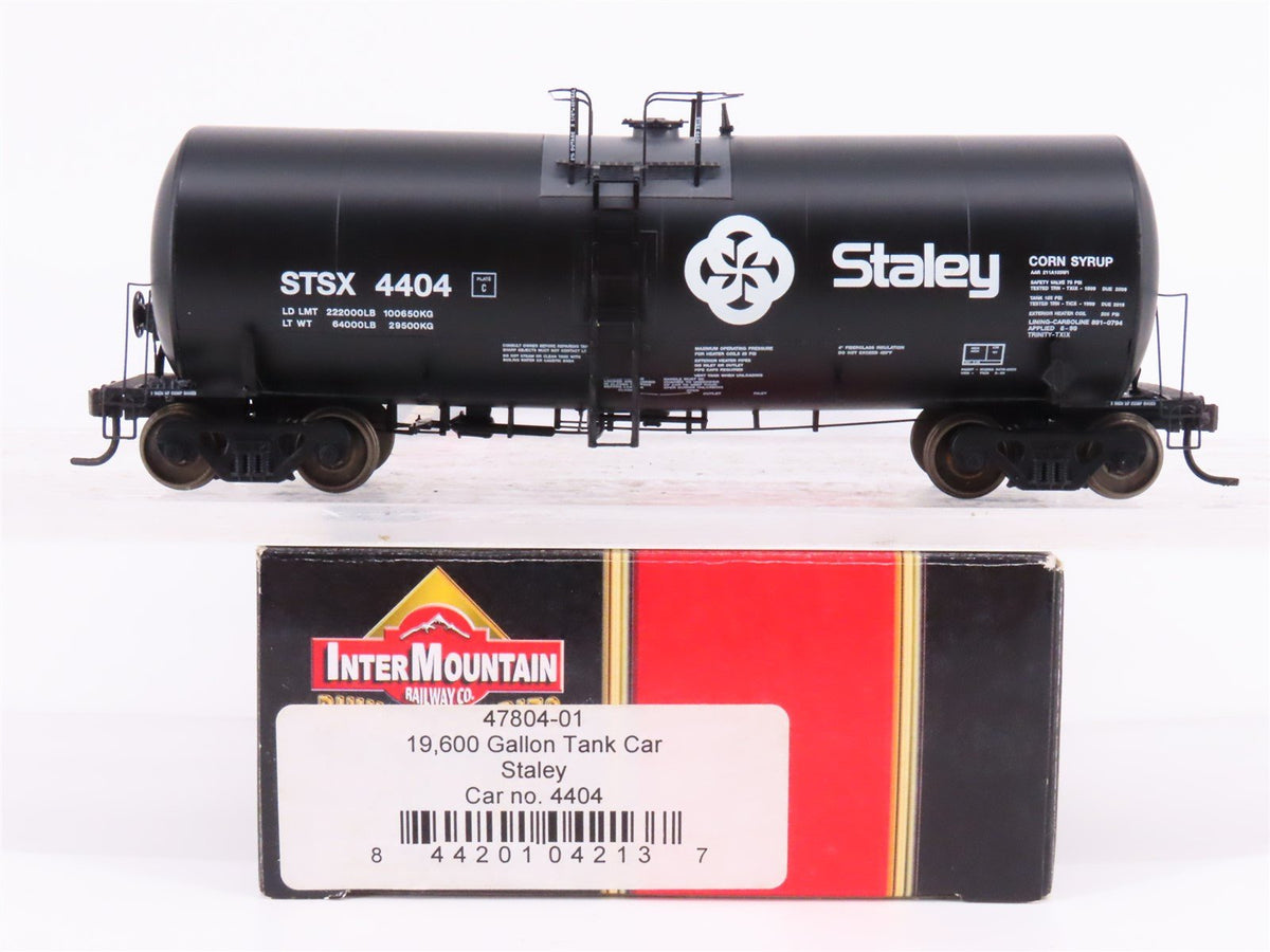 HO Scale Intermountain 47804-01 STSX Stanley 19,600 Gal Tank Car #4404