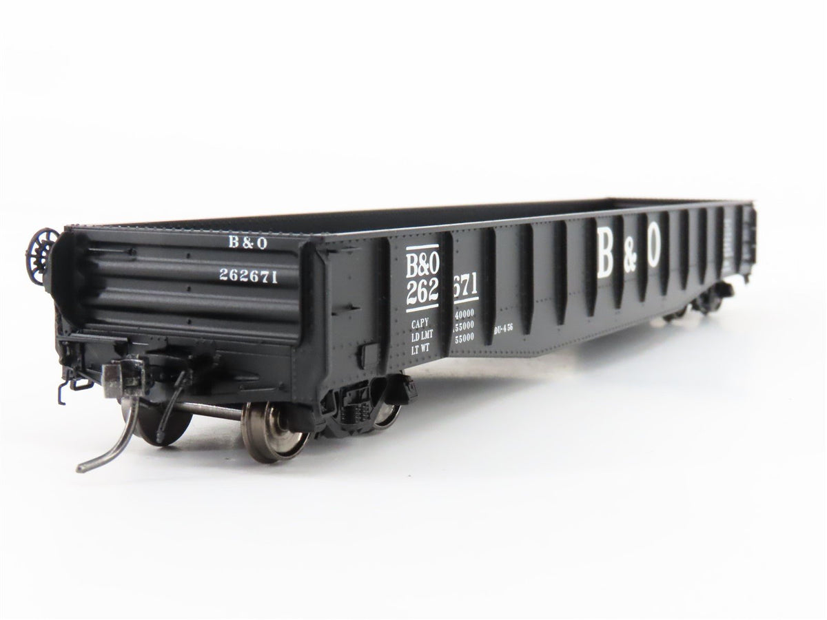 HO Scale Tangent 10917-07 B&amp;O Baltimore &amp; Ohio 52&#39; 6&quot; 70T Gondola Car #262671