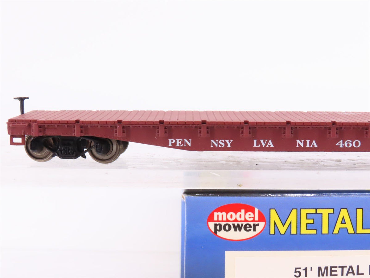 HO Scale Model Power 2247 PRR Pennsylvania 51&#39; Metal Flatcar #460853