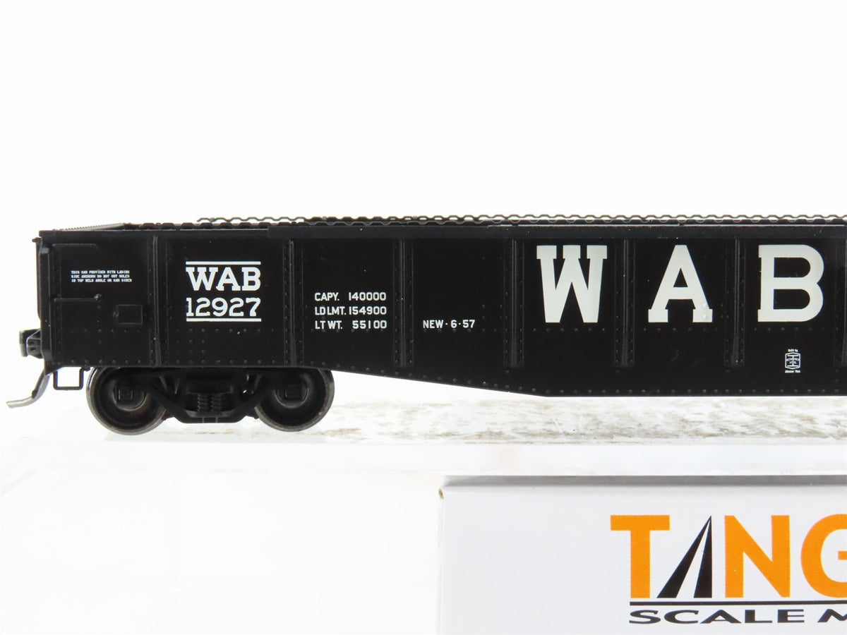 HO Scale Tangent 10924-01 WAB Wabash 52&#39; 6&quot; 70T Riveted Gondola Car #12927