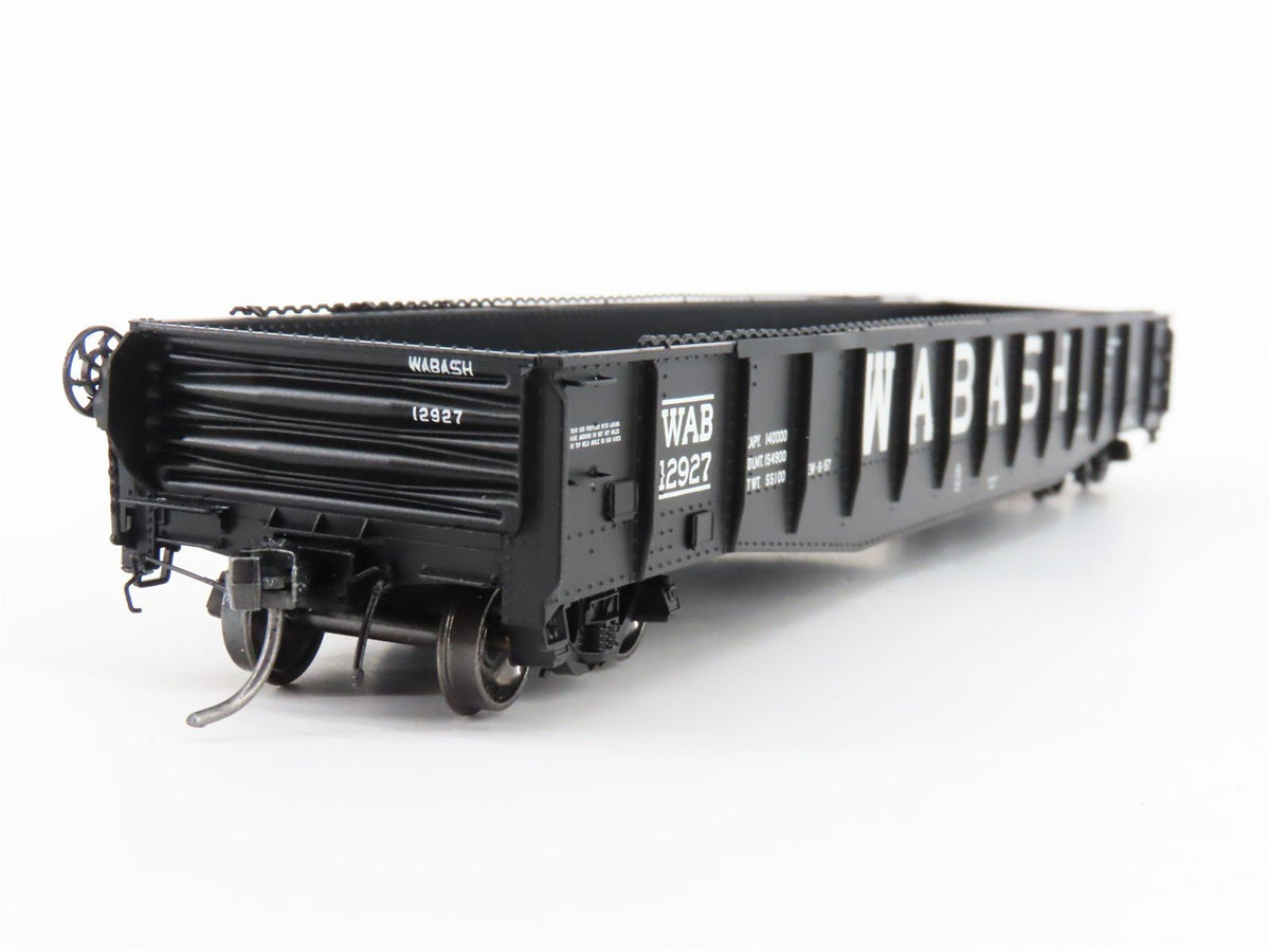 HO Scale Tangent 10924-01 WAB Wabash 52&#39; 6&quot; 70T Riveted Gondola Car #12927