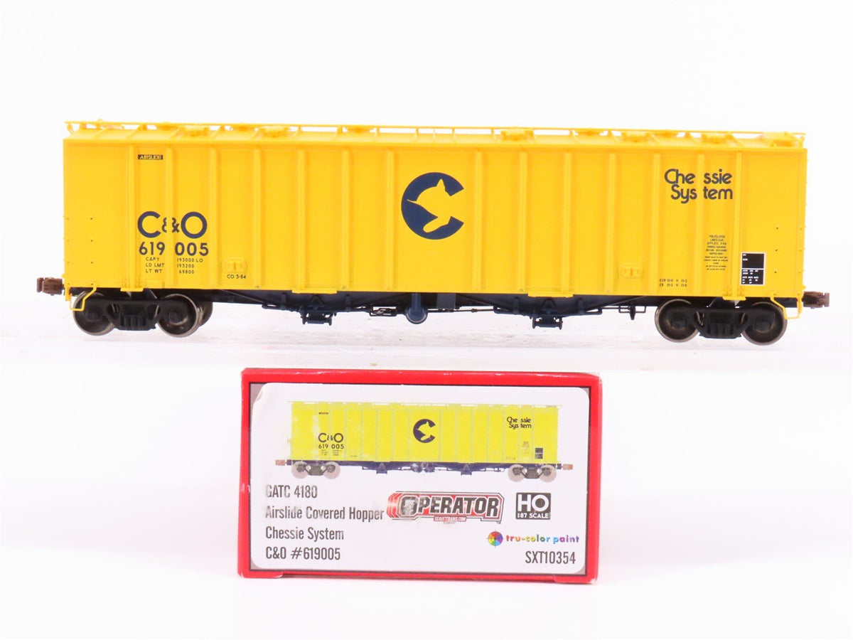 HO Scale Scaletrains.com SXT10354 C&amp;O Chessie System Airslide Hopper Car #619005