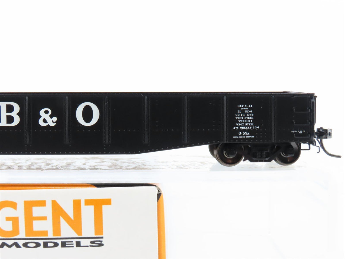 HO Scale Tangent 10917-12 B&amp;O Baltimore &amp; Ohio 52&#39; 6&quot; 70T Gondola Car #262788