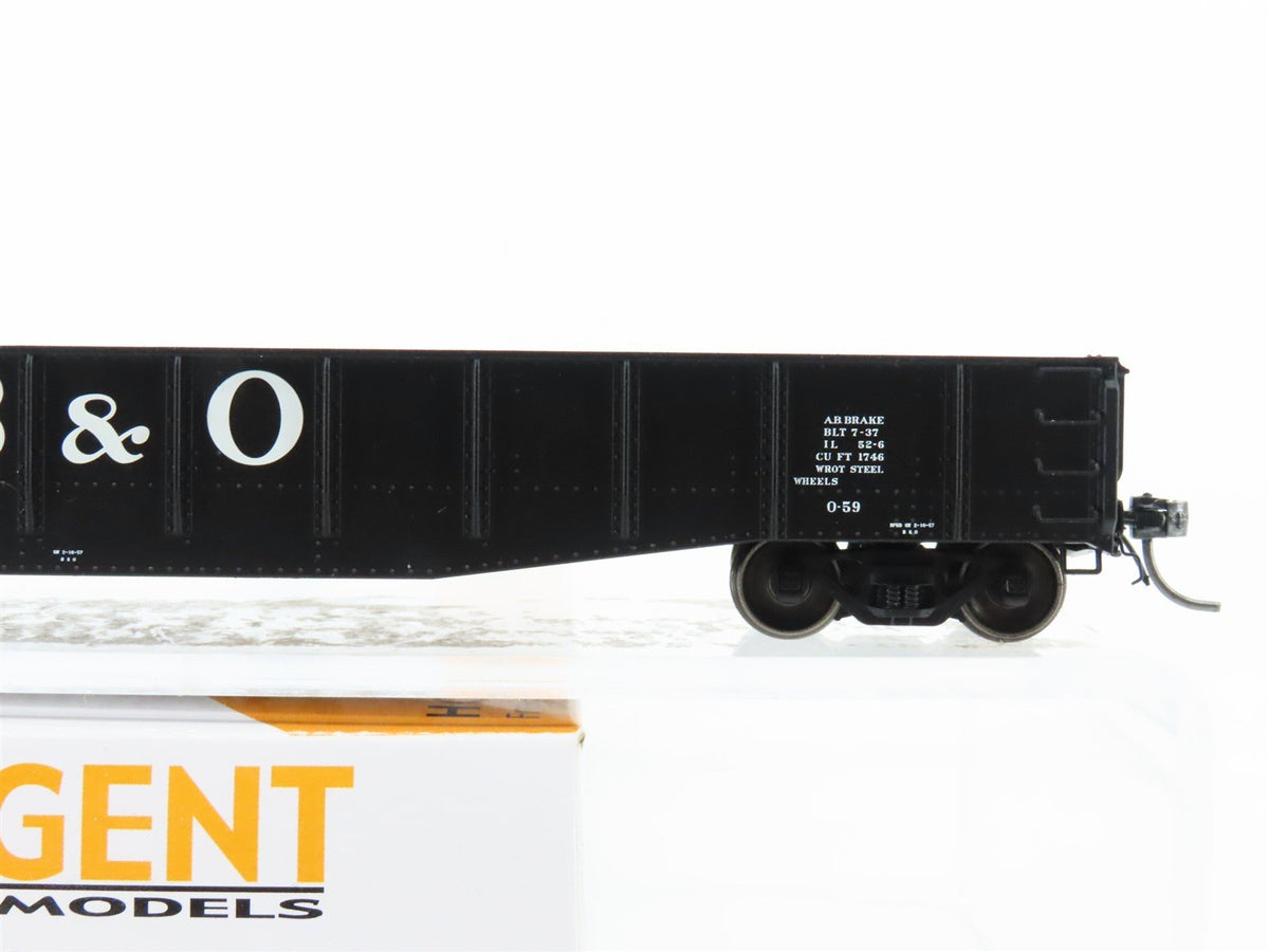 HO Scale Tangent 10930-01 B&amp;O Baltimore &amp; Ohio 52&#39; 6&quot; 70T Gondola Car #259010