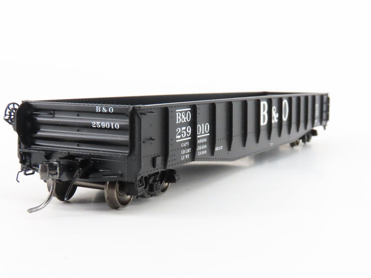 HO Scale Tangent 10930-01 B&amp;O Baltimore &amp; Ohio 52&#39; 6&quot; 70T Gondola Car #259010