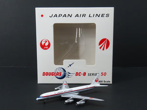 1:400 Scale Aero Classics Die-Cast JAL Japan McDonnell Douglas DC-8-55F Aircraft