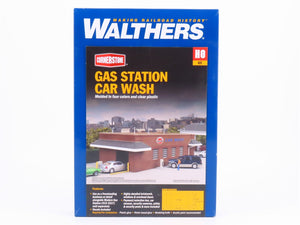 HO 1/87 Scale Walthers 933-3539 Gas Station Car Wash Building Kit