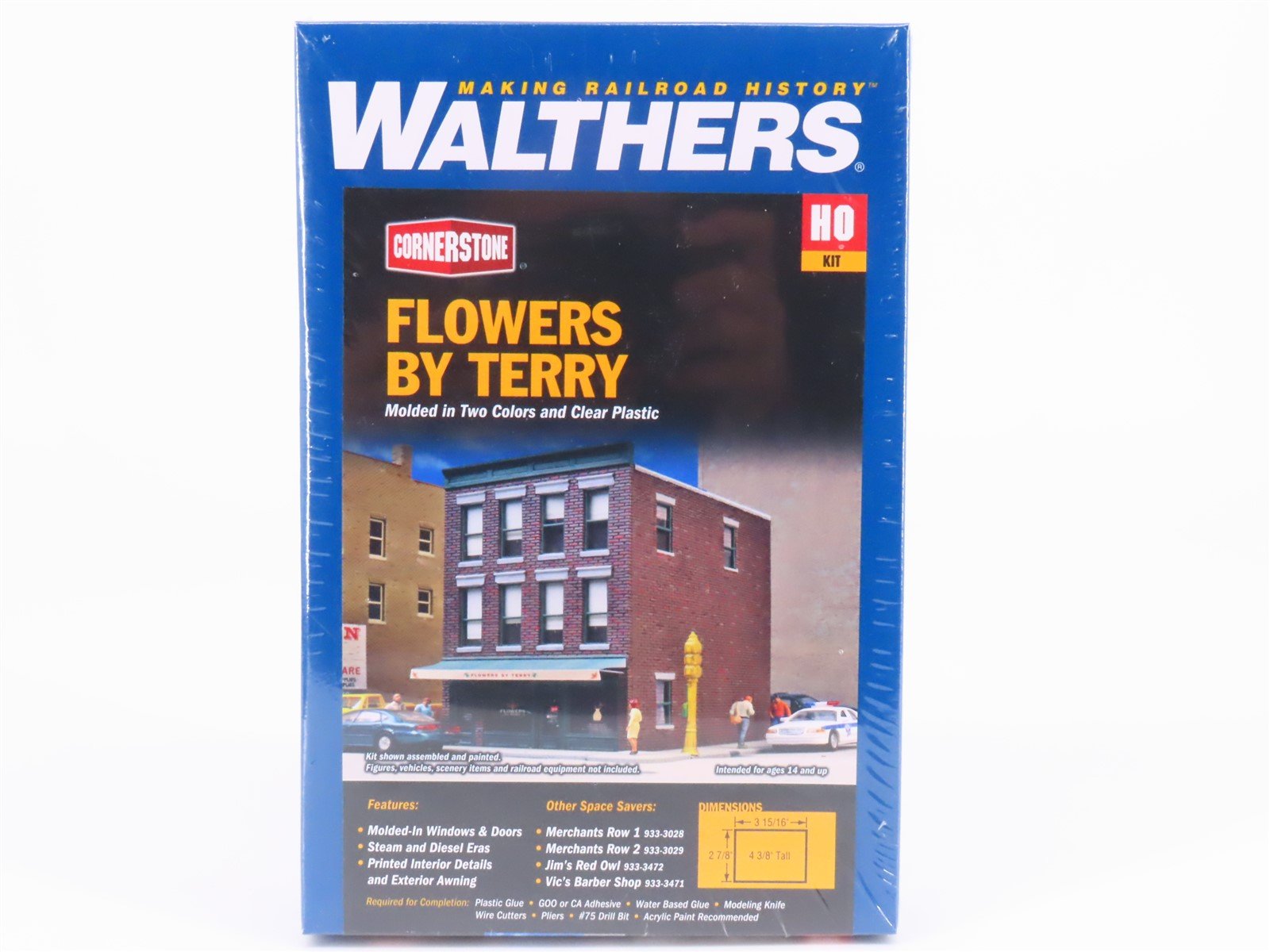 HO 1/87 Scale Walthers 933-3473 Flowers by Terry Building Kit SEALED