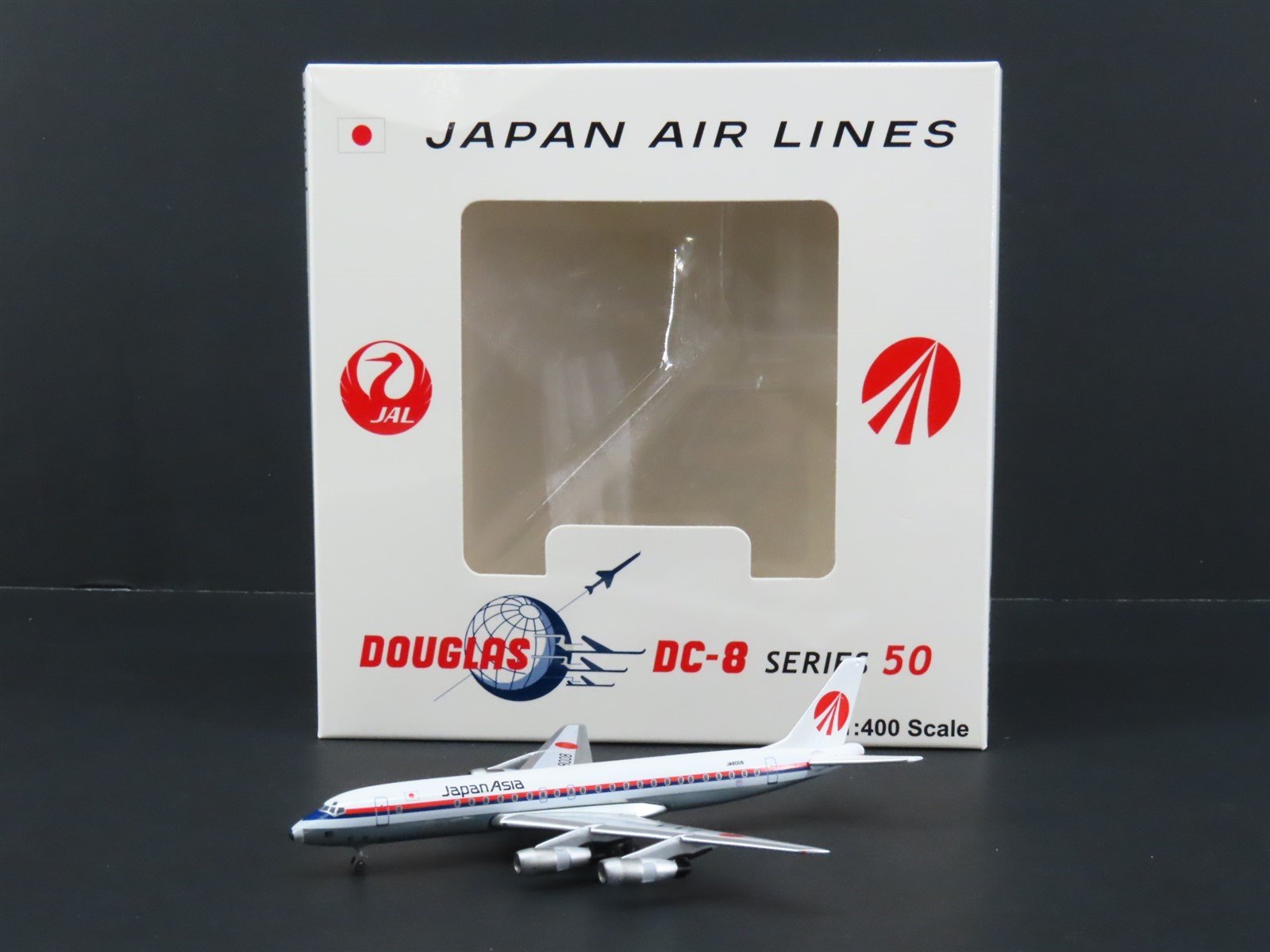 1:400 Scale Aero Classics Die-Cast Japan Asia McDonnell Douglas DC-8-53 Aircraft