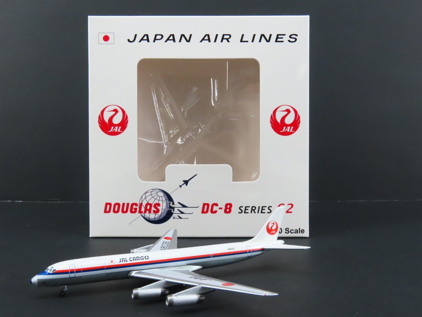 1:400 Aero Classics Die-Cast JAL Japan McDonnell Douglas DC-8-62AF Aircraft