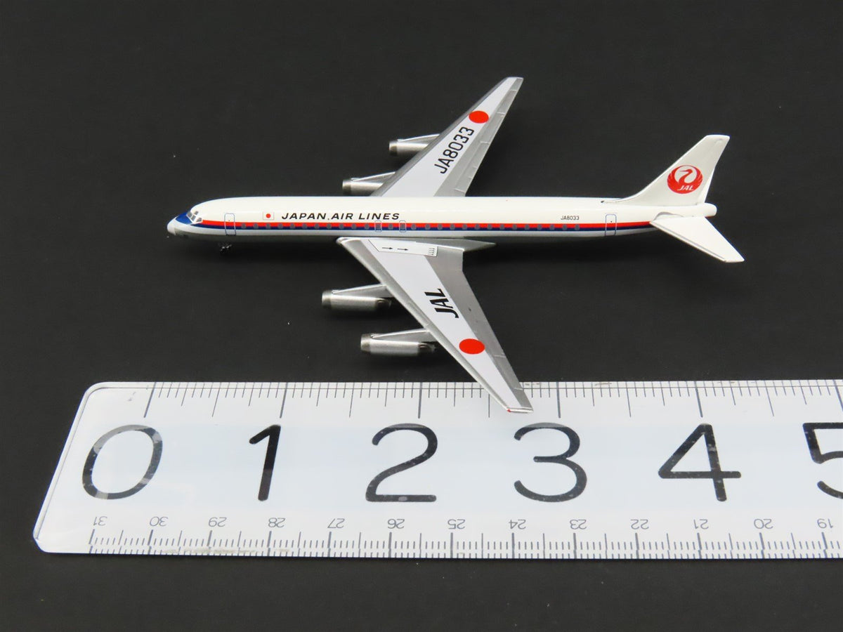 1:400 Scale Aero Classics Die-Cast JAL Japan McDonnell Douglas DC-8-62 Aircraft