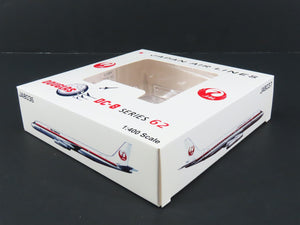 1:400 Scale Aero Classics Die-Cast JAL Japan McDonnell Douglas DC-8-62 Aircraft