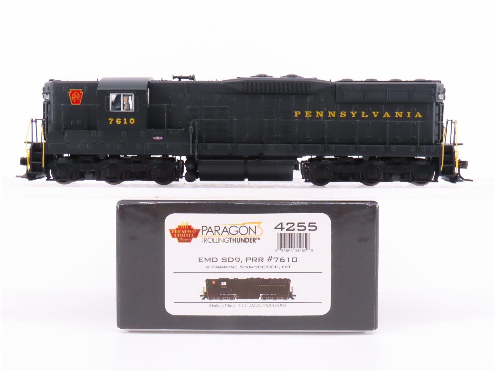 HO Broadway Limited BLI 4255 PRR Pennsylvania EMD SD9 Diesel #7610 - Paragon3